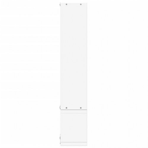 Væghylde 96x12x64 cm konstrueret træ hvid