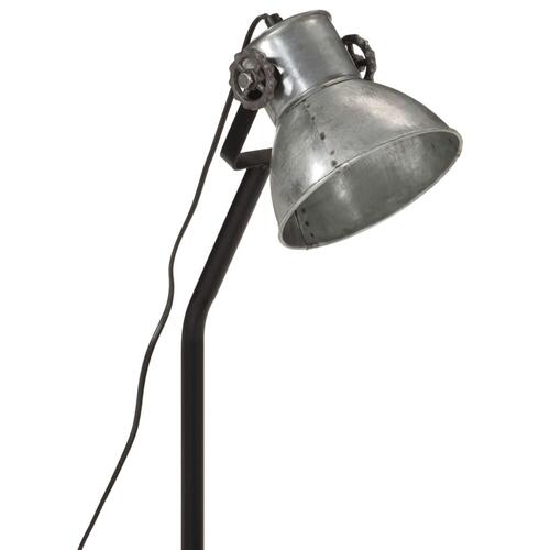 Skrivebordslampe 17x17x60 cm 25 W E27 vintagesølv