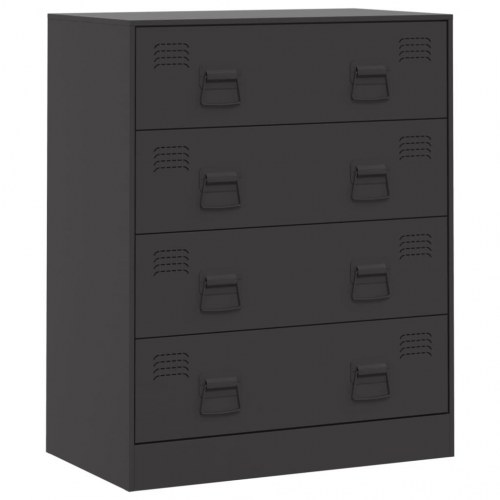 Skænk 67x39x83 cm stål sort