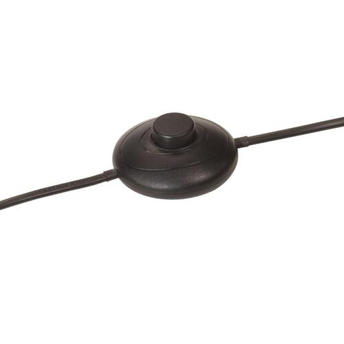 Gulvlampe 61x61x90/150 cm 25 W E27 vintagestil sølvfarvet