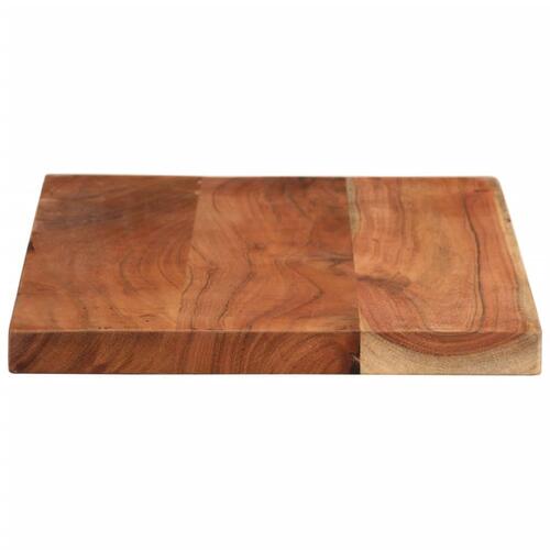 Bordplade 50x30x2,5 cm rektangulær massivt akacietræ