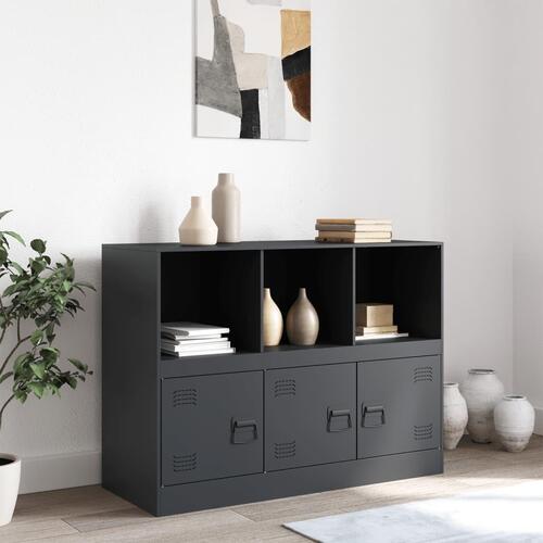 Skænk 99x39x73 cm stål antracitgrå