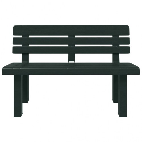 Havebænk 110 × 52 × 71 cm i polypropylen - grøn