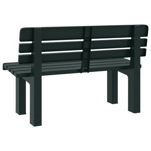 Havebænk 110 × 52 × 71 cm i polypropylen - grøn