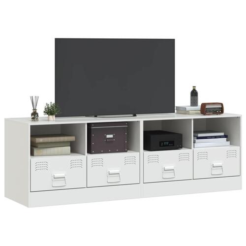 Tv-borde 2 stk. 67x39x44 cm stål hvid