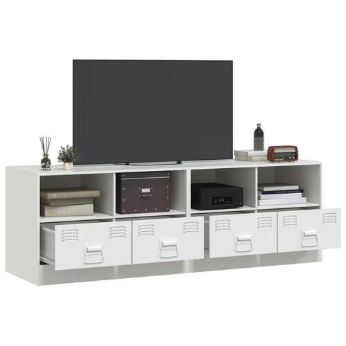 Tv-borde 2 stk. 67x39x44 cm stål hvid
