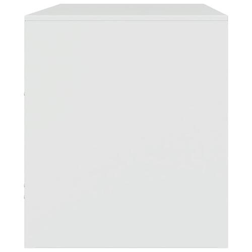 Tv-borde 2 stk. 67x39x44 cm stål hvid