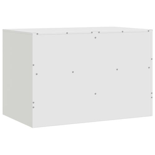 Tv-borde 2 stk. 67x39x44 cm stål hvid