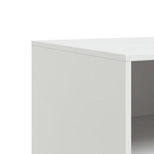 Tv-borde 2 stk. 67x39x44 cm stål hvid