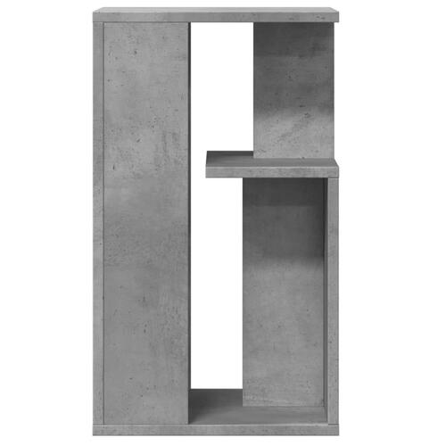 Sidebord 35x35x60 cm konstrueret træ betongrå
