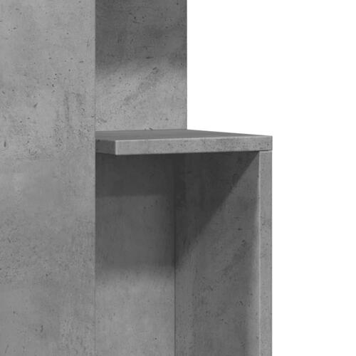 Sidebord 35x35x60 cm konstrueret træ betongrå