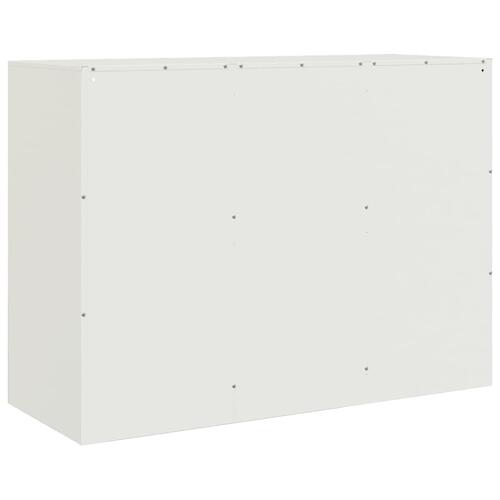 Skænk 99x39x73 cm stål hvid