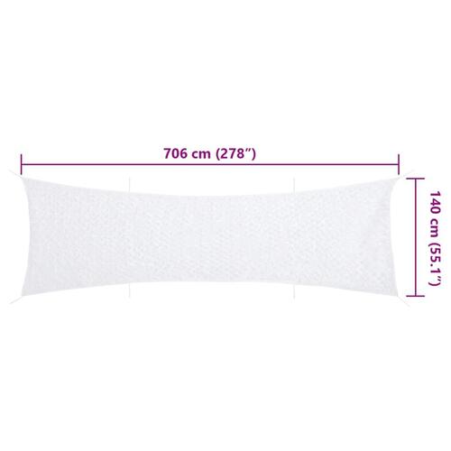Camouflagenet 706x140 cm med opbevaringspose hvid