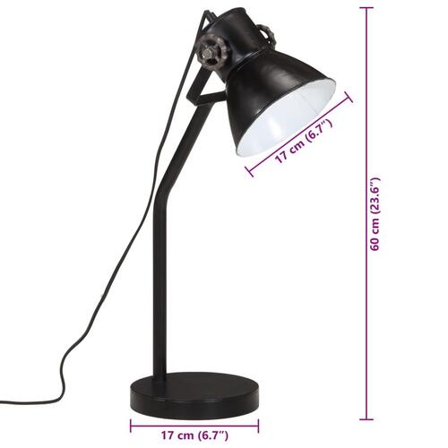 Skrivebordslampe 25 W 30x17x40 cm E27 sort