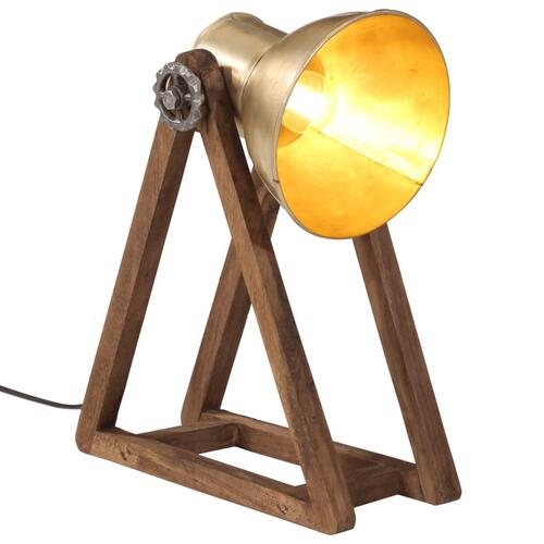 Skrivebordslampe 30x17x40 cm 25 W E27 antik messingfarve