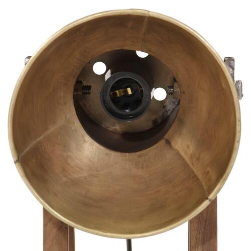 Skrivebordslampe 30x17x40 cm 25 W E27 antik messingfarve