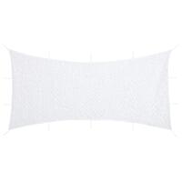 Camouflagenet 833x609 cm med opbevaringspose hvid