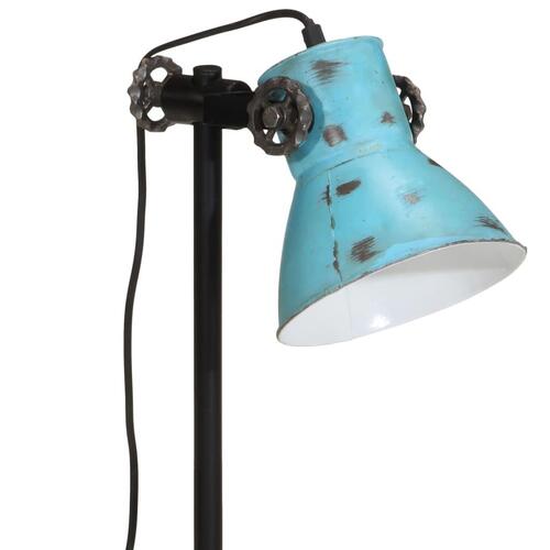 Skrivebordslampe 25 W 15x15x55 cm E27 rustik blå