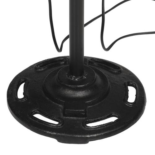Gulvlampe 25 W 25x25x90/140 cm E27 rustik rød