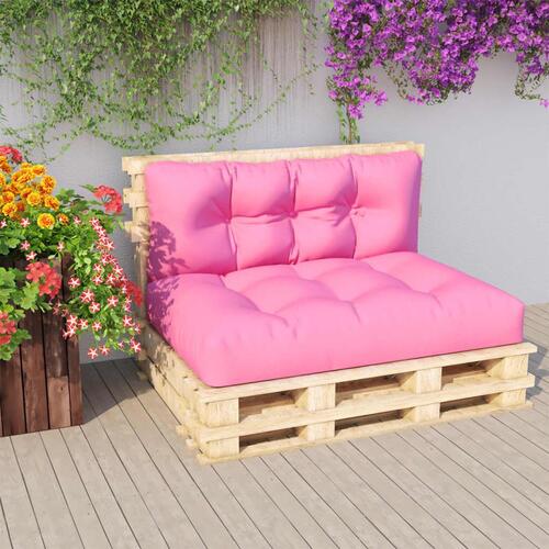 Pallehynder 2 stk. stof pink (OUTLET A)