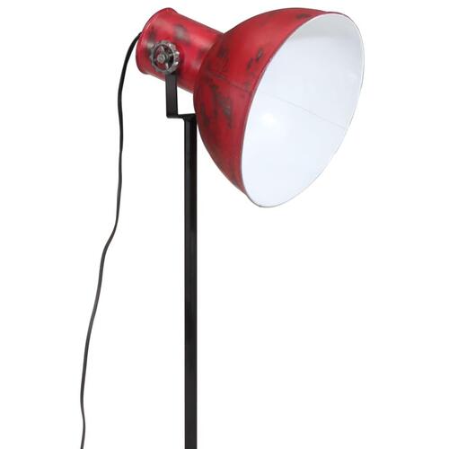 Gulvlampe 25 W 75x75x90-150 cm E27 rustik rød