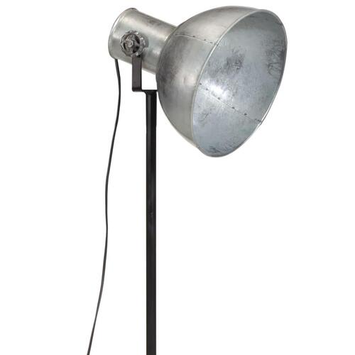 Gulvlampe 75x75x90-150 cm 25 W E27 vintagesølv