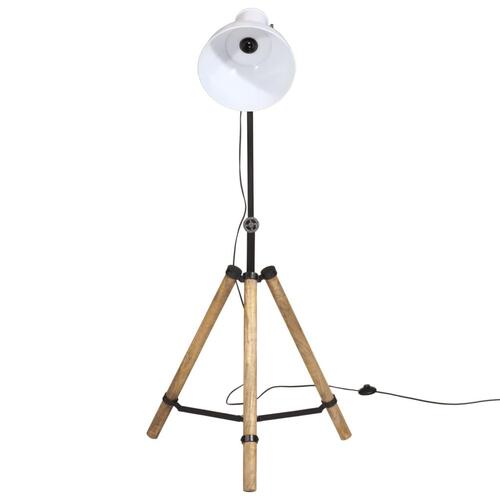 Gulvlampe 75x75x90-150 cm 25 W E27 hvid