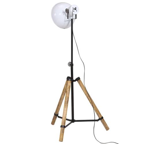 Gulvlampe 75x75x90-150 cm 25 W E27 hvid