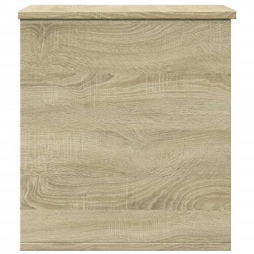 Opbevaringsboks 40x42x46 cm konstrueret træ sonoma-eg