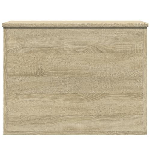 Opbevaringsboks 60x42x46 cm konstrueret træ sonoma-eg