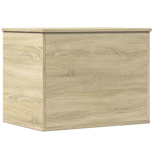 Opbevaringsboks 60x42x46 cm konstrueret træ sonoma-eg