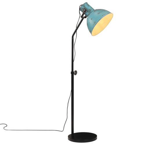Gulvlampe 25 W 30x30x90-150 cm E27 rustik blå