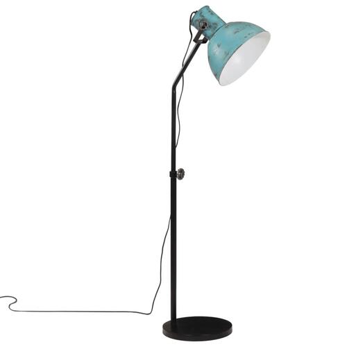 Gulvlampe 25 W 30x30x90-150 cm E27 rustik blå