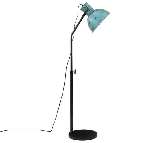 Gulvlampe 25 W 30x30x90-150 cm E27 rustik blå