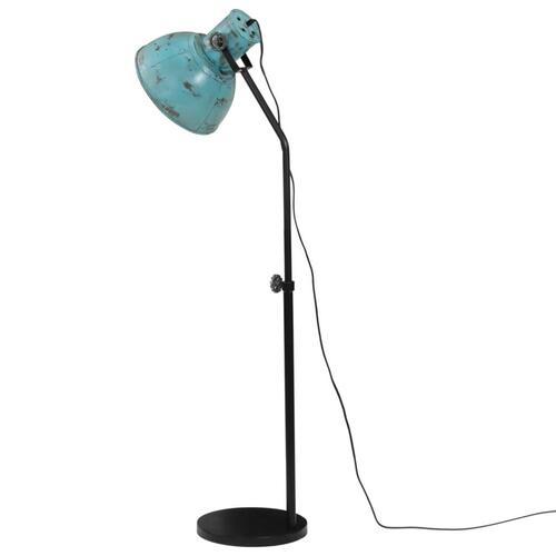 Gulvlampe 25 W 30x30x90-150 cm E27 rustik blå