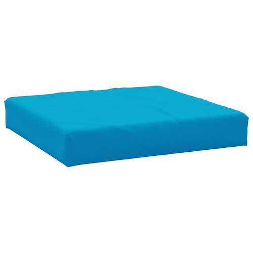 Pallehynde 60x60x8 cm oxfordstof lyseblå