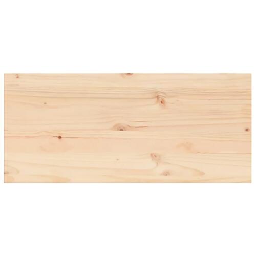 Bordplade 90x40x2,5 cm rektangulær massivt fyrretræ