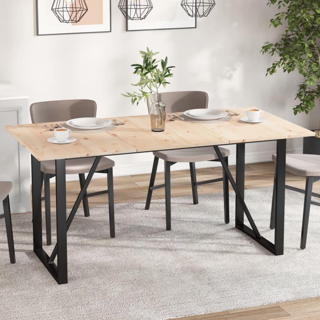 Bordplader 3 stk. 80x53x1,7 cm rektangulær massivt fyrretræ