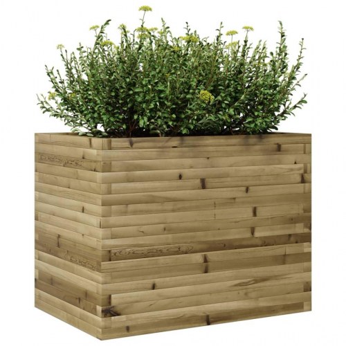 Plantekasse 90x60x68,5 cm imprægneret fyrretræ