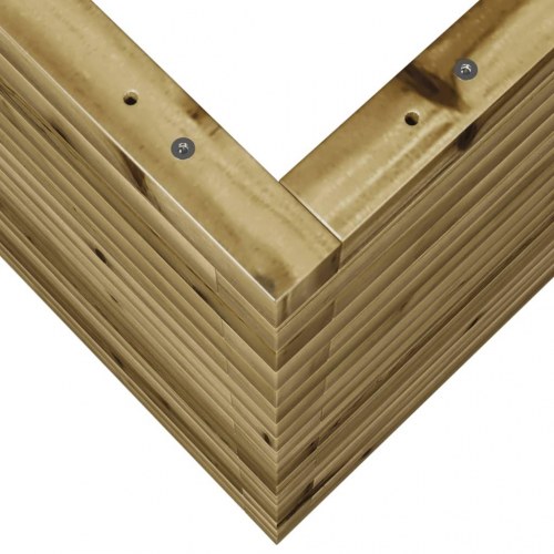 Plantekasse 90x60x68,5 cm imprægneret fyrretræ