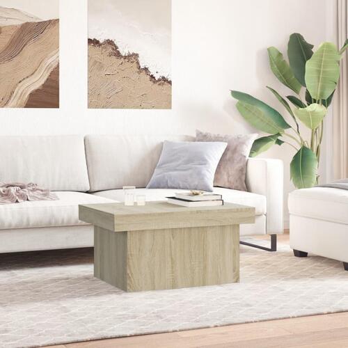 Sofabord 100x55x40 cm konstrueret træ sonoma-eg