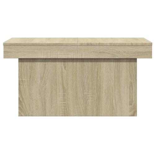 Sofabord 100x55x40 cm konstrueret træ sonoma-eg