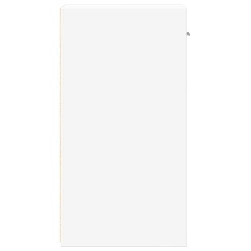 Sengeborde 2 stk. 35x34x65 cm konstrueret træ hvid