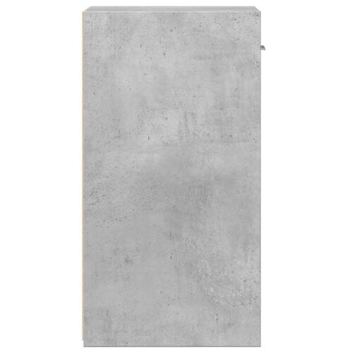 Sengebord 35x34x65 cm konstrueret træ betongrå