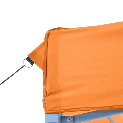 Pop op-festtelt 410x279x315 cm foldbart orange
