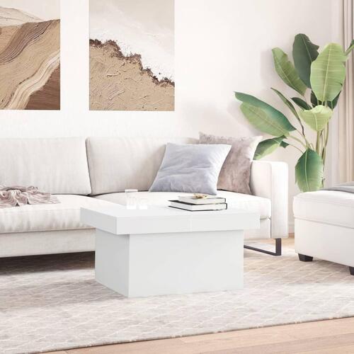 Sofabord 100x55x40 cm konstrueret træ hvid