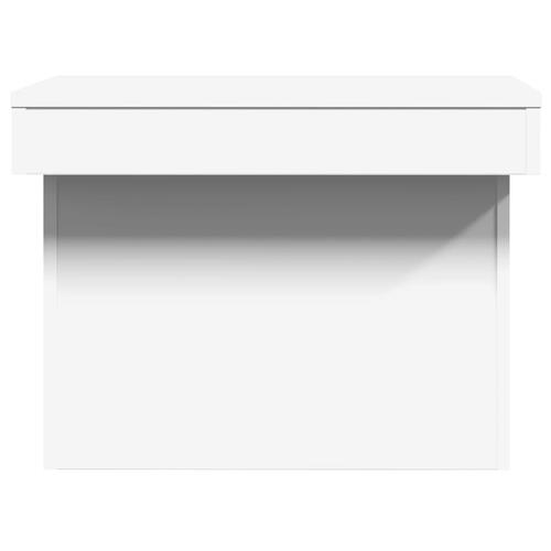 Sofabord 100x55x40 cm konstrueret træ hvid