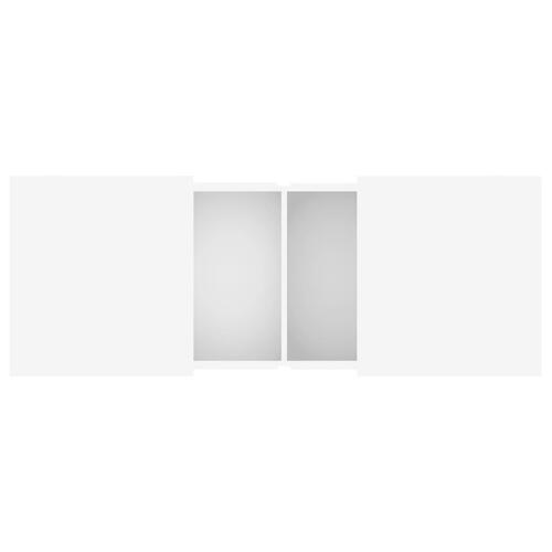 Sofabord 100x55x40 cm konstrueret træ hvid