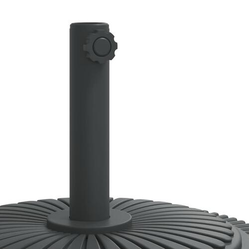 Parasolfod med hjul til Ø38/48 mm stænger 27 kg rund