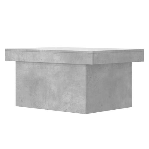 Sofabord 80x55x40 cm konstrueret træ betongrå